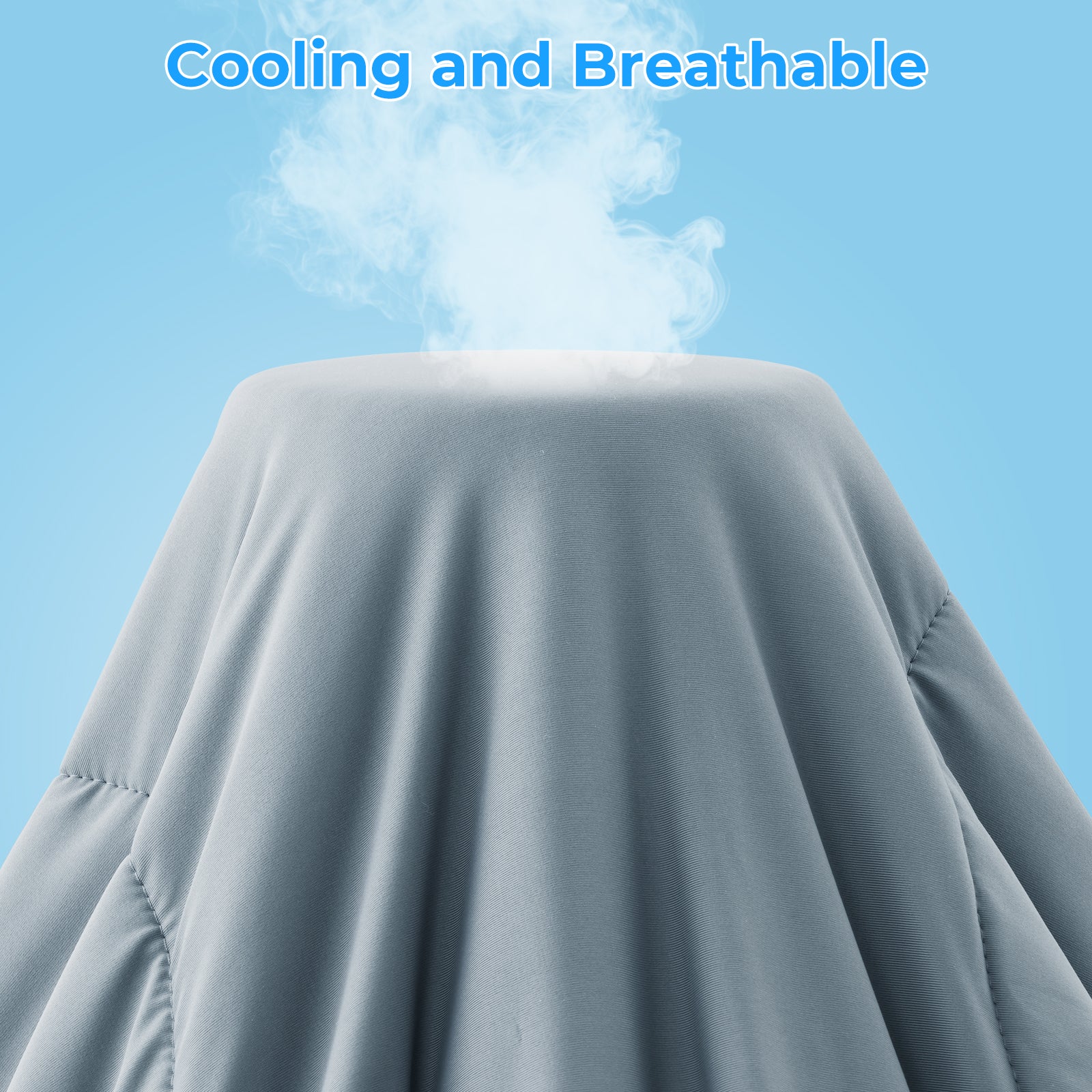 EMONIA Cooling Comforter, Summer Cooling Blanket for Hot Sleepers and Night Sweats, Soft Double-Sided Cool Blankets, All-Season Lightweight Bed Comforter