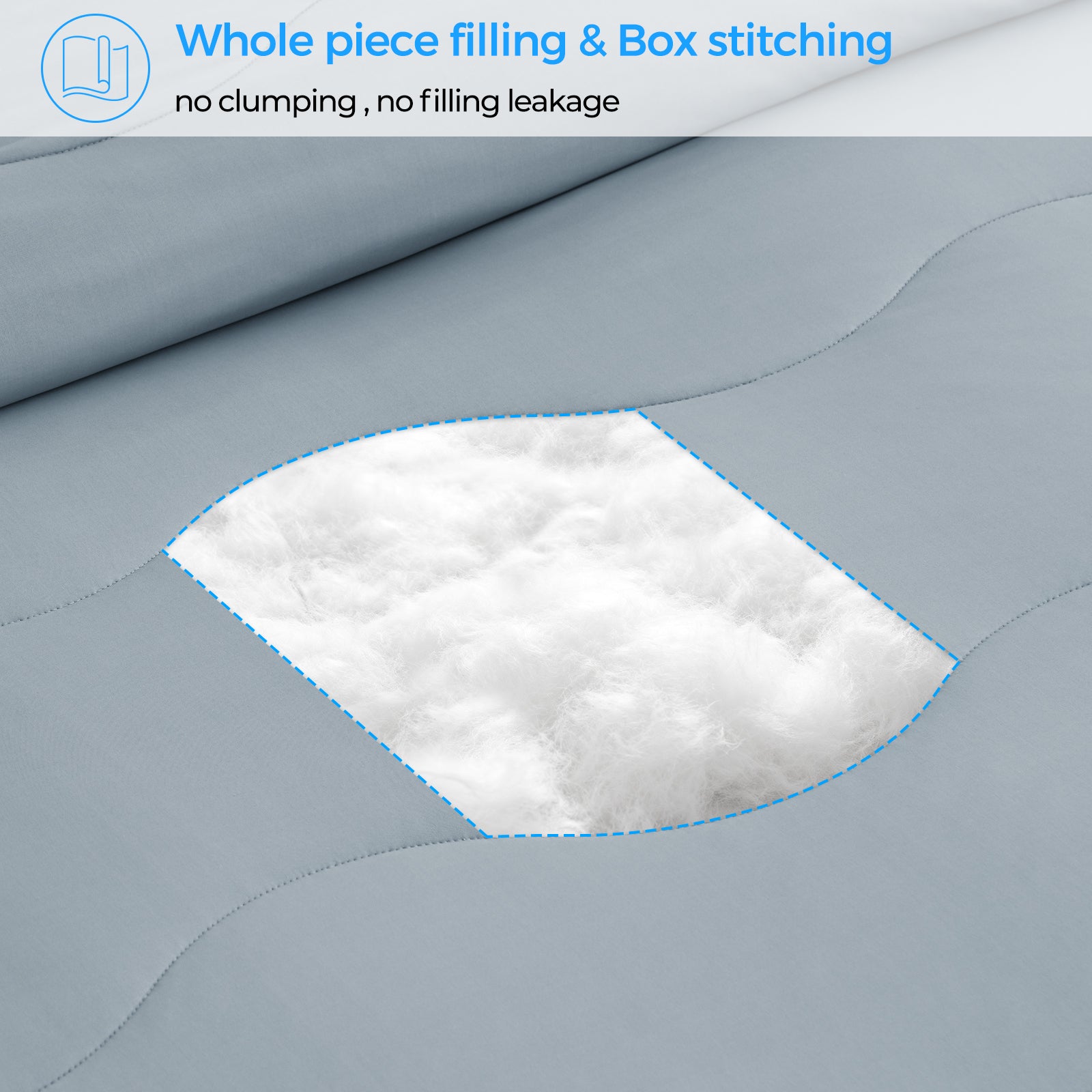 EMONIA Cooling Comforter, Summer Cooling Blanket for Hot Sleepers and Night Sweats, Soft Double-Sided Cool Blankets, All-Season Lightweight Bed Comforter