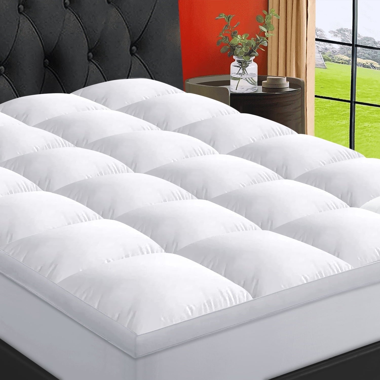White Mattress Topper