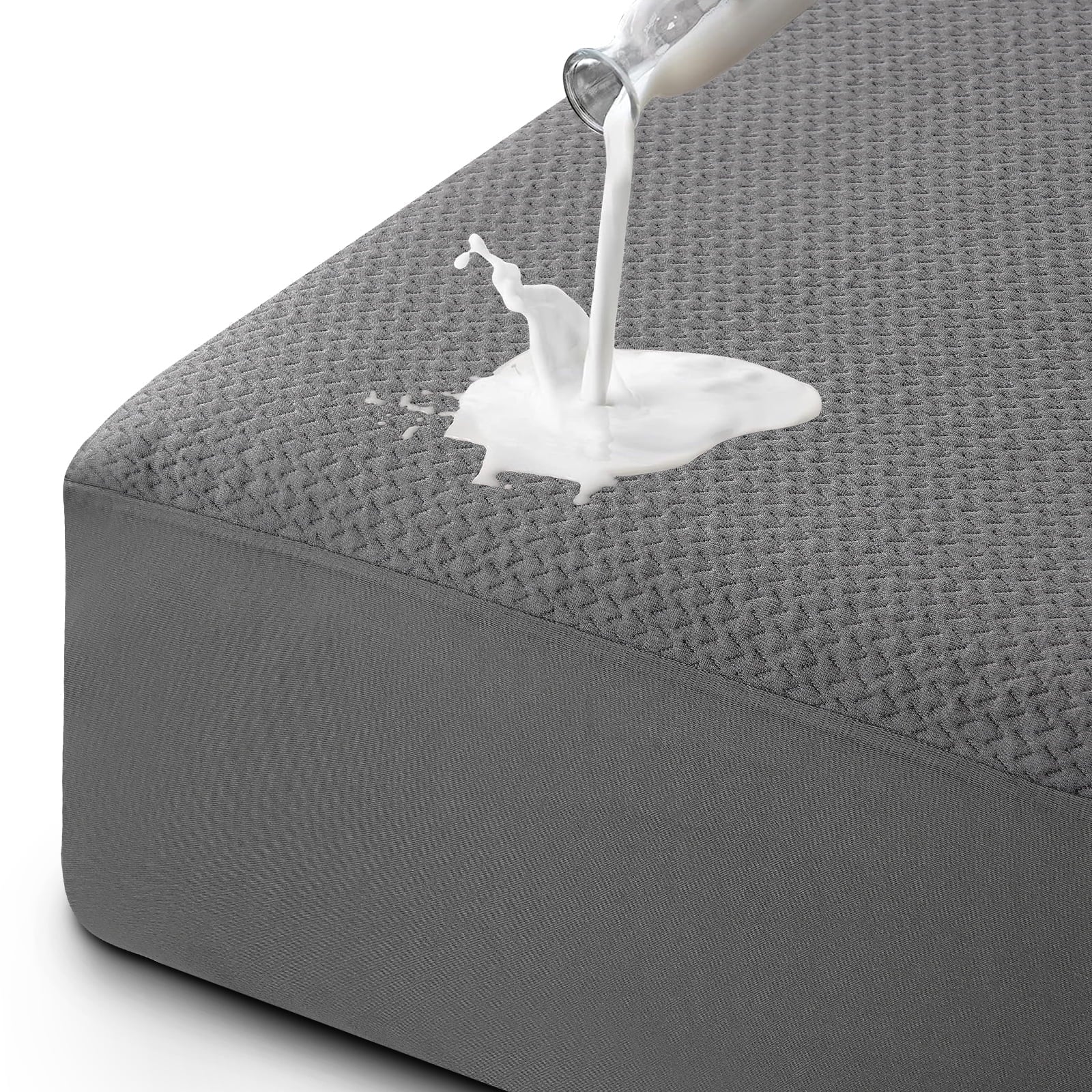 Dark Gray Mattress Protector